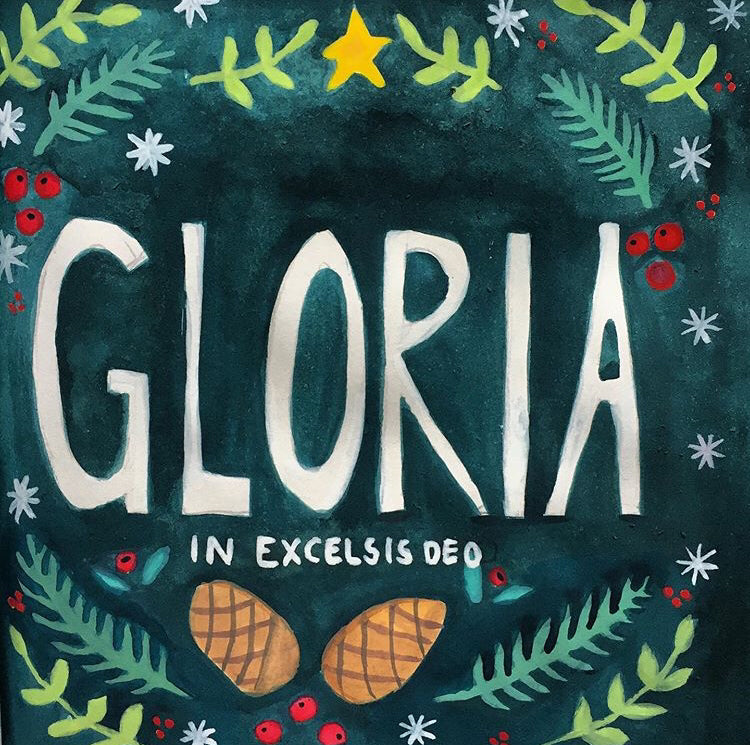 Christelijke Kerstkaart Gloria In Excelsis Deo